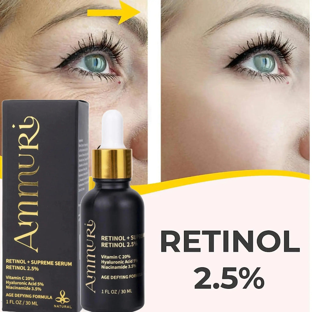 Ammuri Pro-Retinol 2.5% Face Serum - Anti Aging Retinol Serum