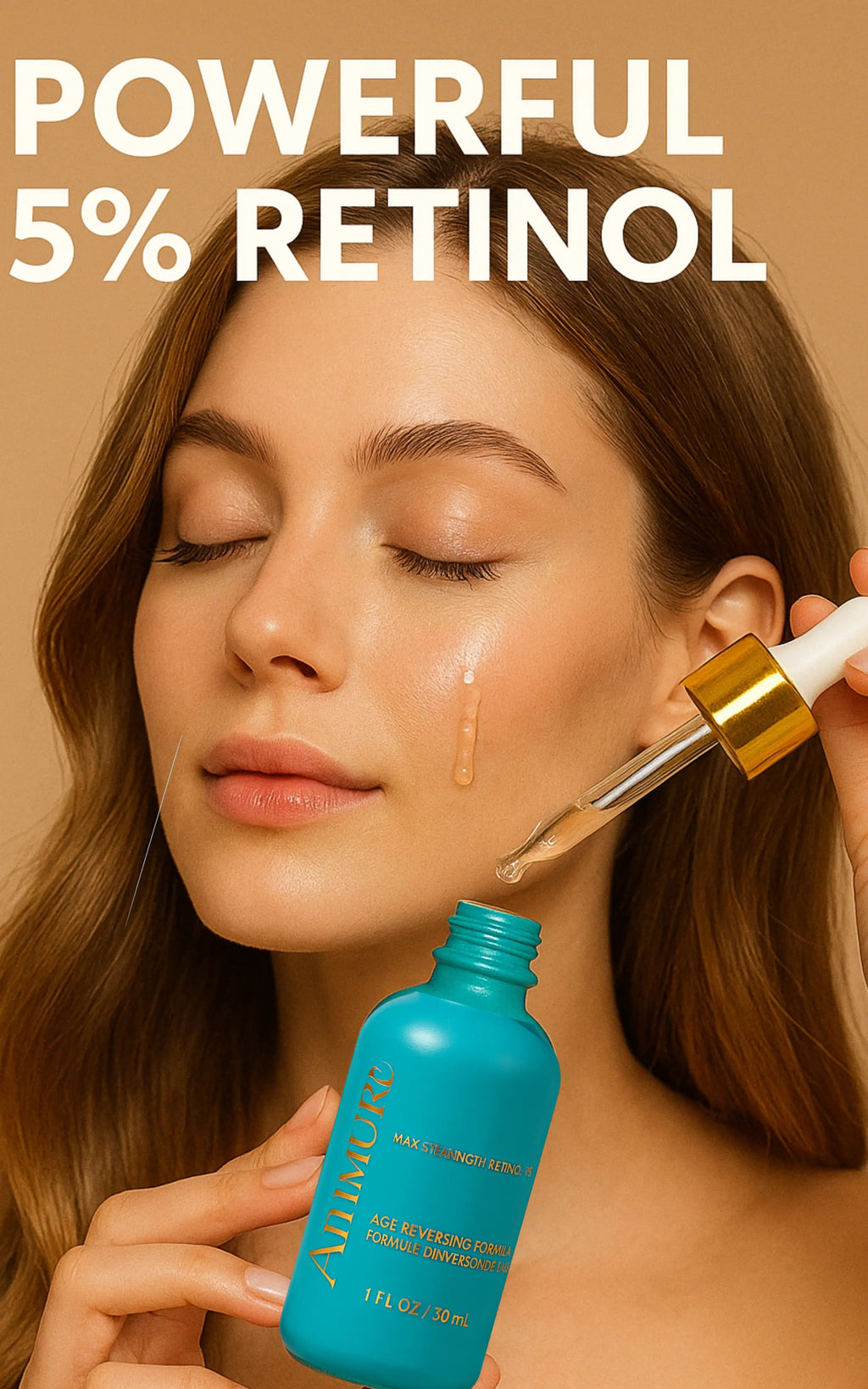 Ammuri Skincare 5% Retinol MAX Powerful Anti-Aging Serum for Youthful Skin